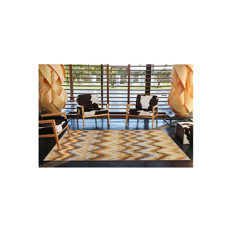 Tapis décoratif moderne lavable à la machine, Rectangle 3 pi 11 po x 5 pi 11 po