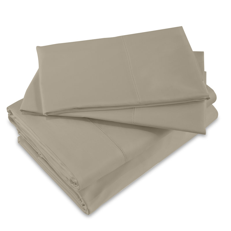 Raffaello Sateen Sheet Set, King Sheet Set with 2 Pillowcases