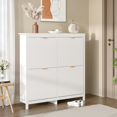16 Pair Shoe Storage Cabinet