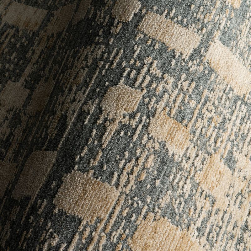  Tapis bohème moderne Vianelle, Grey, Rectangle 8' x 10'