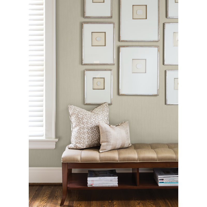 Rouleau de papier peint L 33 pi x l 20,9 po Noar, Crème, crème