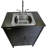 Ozark River Portable Sinks Essential Series, Black Laminate Countertop-Black Cabinet-Stainless Basin, Mobile Hot Water Hand Washing With Water Tanks,110V Portable Handwashing Sink-113765119