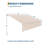 Sun Shade Awning with Manual Crank Handle for Deck, Porch, Balcony