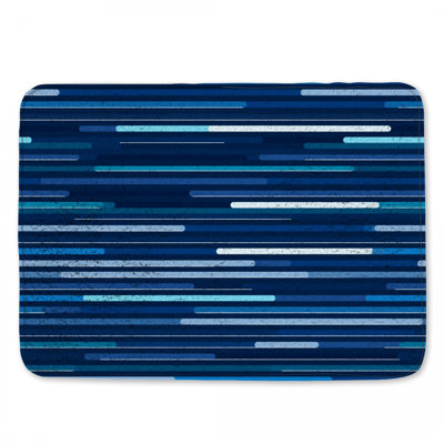 Stripes Bath Mat Modern Bathroom Decor