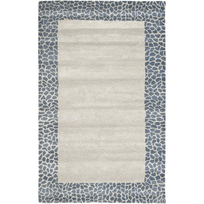 Tapis en laine et viscose Candelo, Rectangle 3 pi 6 po x 5 pi 6 po