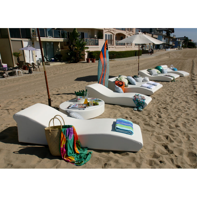 Surf Low Pro Outdoor Chaise Lounge, Bluebird
