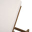 Chaise longue d'extérieur en eucalyptus