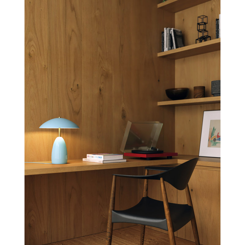 Sheffield 12-In Table Lamp, Bleu