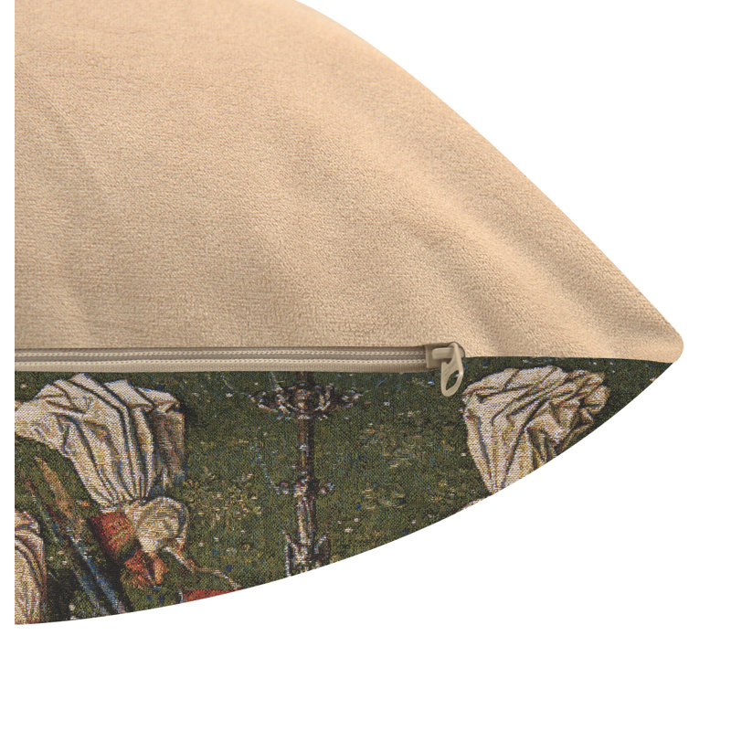Cushion Covers, Green Religious 2