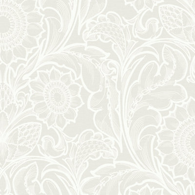 Llewelyn-Bowen - Off The Wall Floral Non-Woven Wallpaper Roll