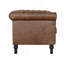 Bois chesterfield, brun foncé
