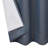 Nautica Robin Synthetic Solid Color Room Darkening Thermal Back Tab/Rod Pocket Single Curtain Panel-64819176-64819177