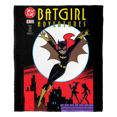 Warner Bros. Batman Silk Touch Throw Blanket, DC Comic Character Throw, 50x60 Inches