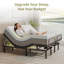 Structure de lit réglable pour très grand lit avec repose-pieds séparé-1823492423