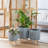 Cosmoliving By Cosmopolitan Set Of 3 White Wood Planter 14", 16", 18"H-945301183
