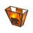 Rustic Lodge Flush Mounted Sconce-16183226