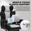 Inbox Zero Adjustable Reclining Ergonomic Faux Leather Swiveling PC & Racing Game Chair-942999422