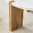 Minimalist Circular MDF Material Coffee Table with Unique Embedded Design and Three - Leg Support for Stable and Practical Home Use