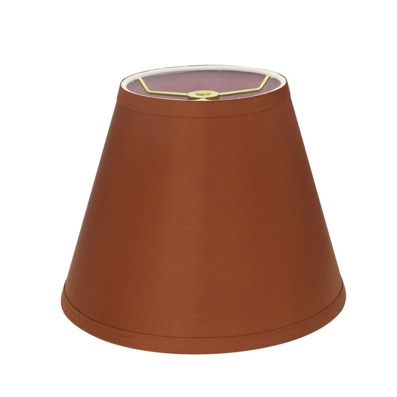 Sateen Fabric Empire Lamp Shade, 9" H x 12" W x 12" D