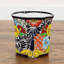 9,5 po x 10 po Pot à fleurs en céramique fait à la main Talavera