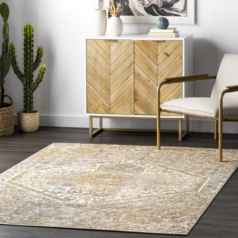 Furst Oriental Indoor Rug, Rectangle 4' x 6'