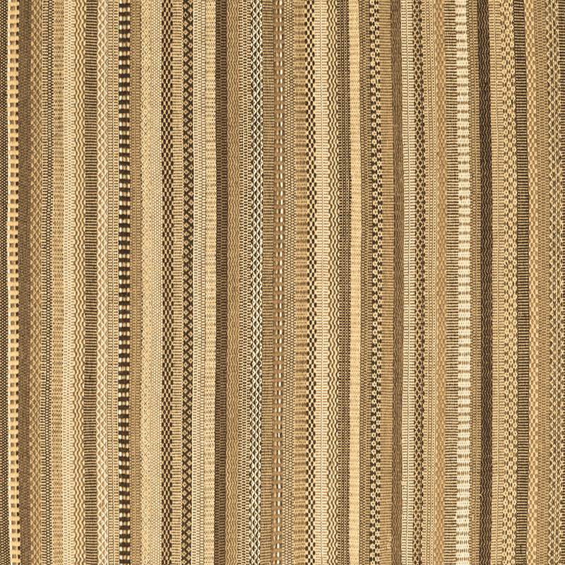 Tapis brun contemporain lavable à la machine 2282, Carré 4 pi