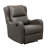 Faux Leather Upholstery Gray Reclining Chair 1Pc Living Room Furniture Comfort Seating-1394263497