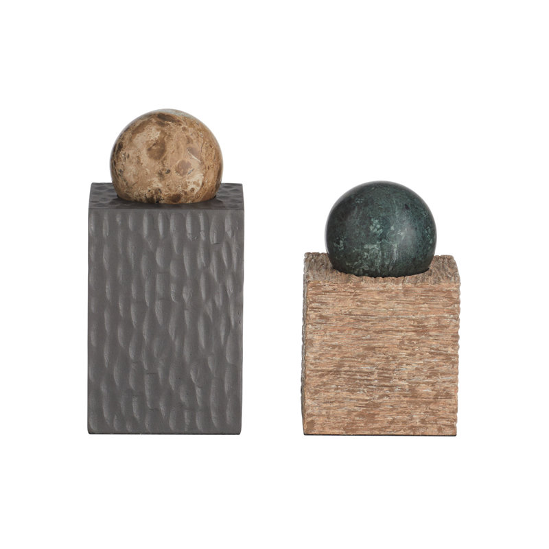 Greenville Sculptures, Set Of 2