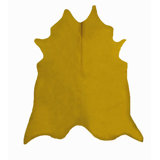 Leather Area Rug in Sun Flower
