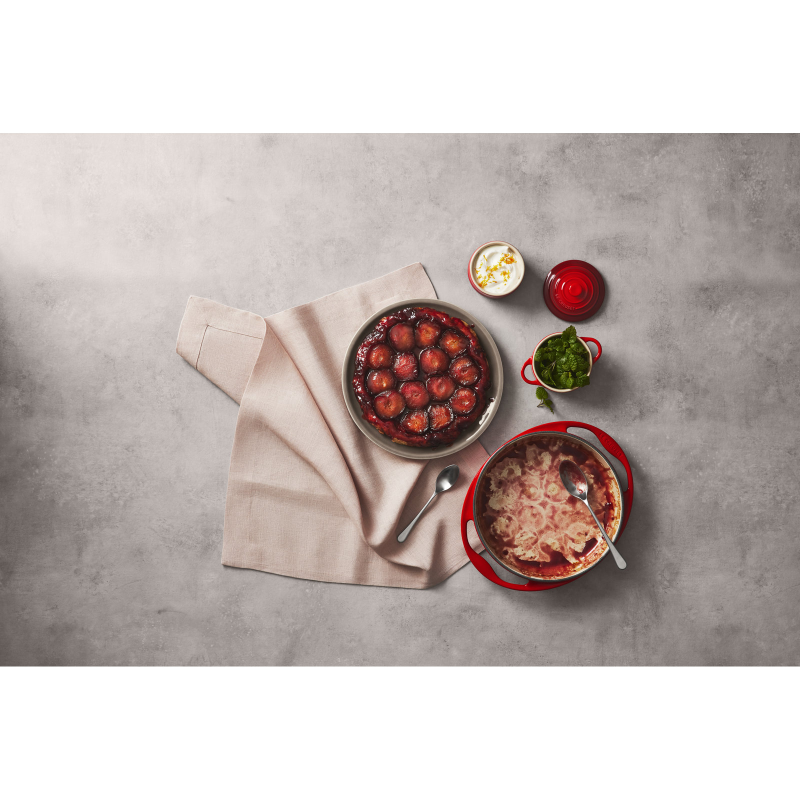 Le Creuset Tart Tatin Dish, Cerise