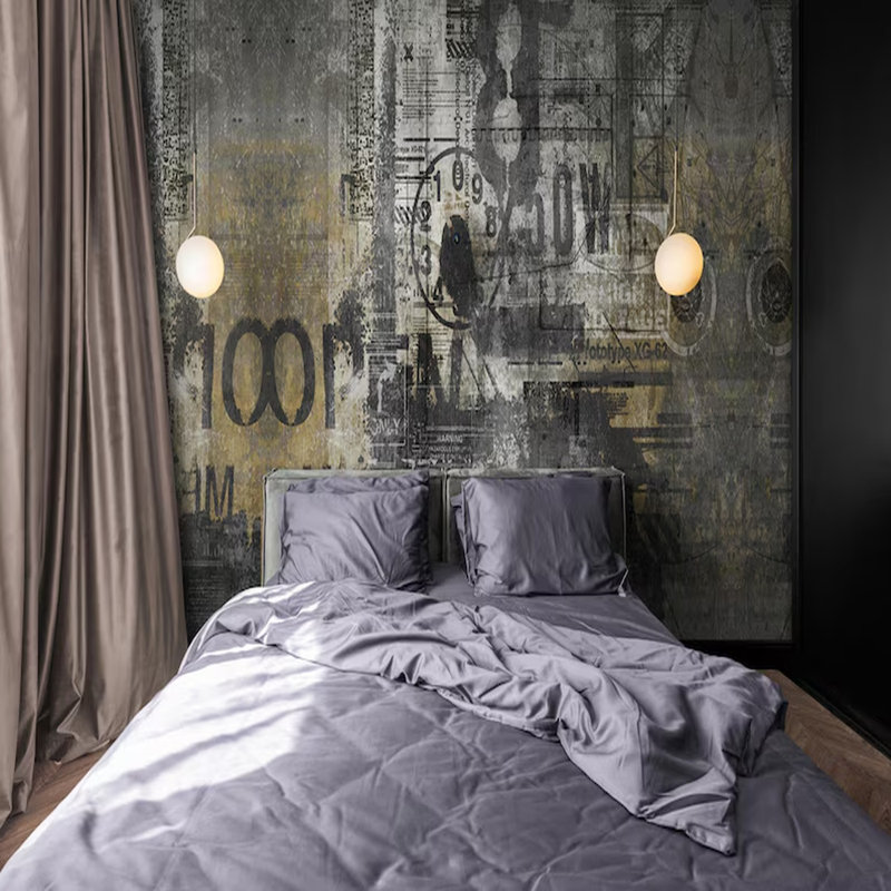 Industrial Echoes, 108'' L x 96'' W