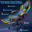  Fauteuil de jeu ergonomique avec haut-parleurs à lumières RVB et massage-2058324850