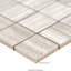 Carreaux de sol et muraux en mosaïque de céramique mat Zaretta Sterling Grid 30,5 cm x 30,5 cm-37027246