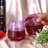 40-Piece 14 oz Purple Plastic Wine Glasses