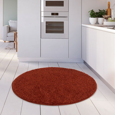 Myshaggy Collection Rugs Solid Design in Terra