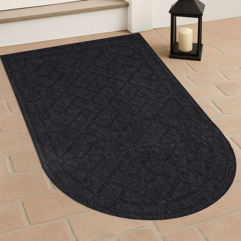 Paillasson Diagonal Pavers, Onyx