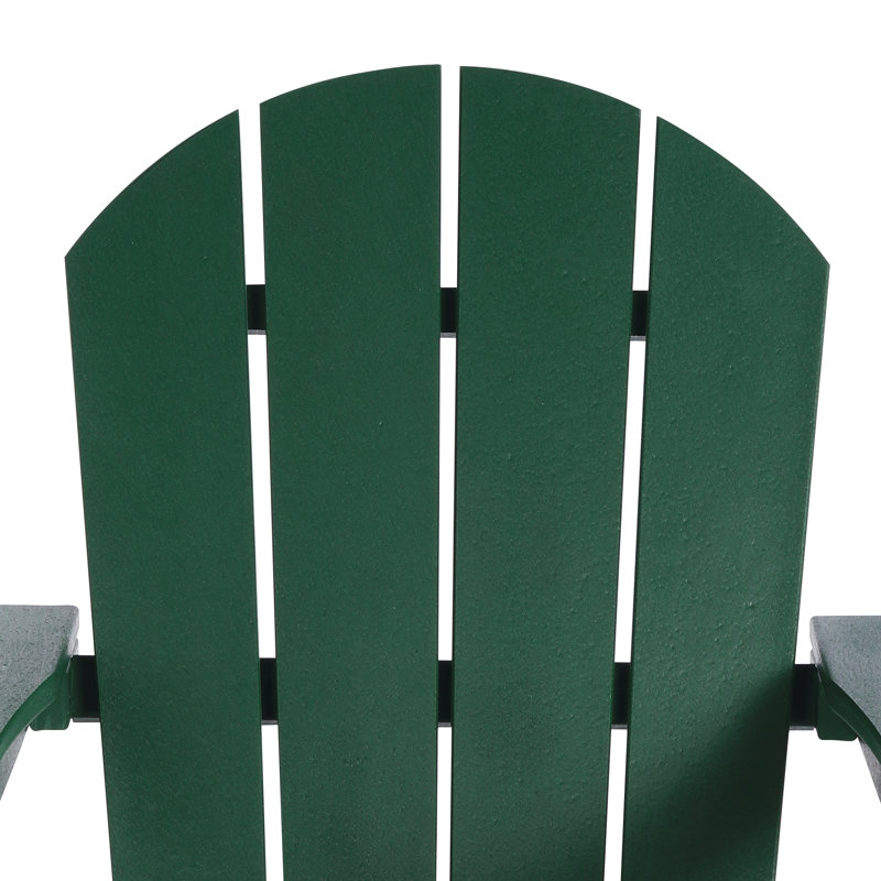 Chaise Adirondack berçante en PEHD Laguna, Vert foncé