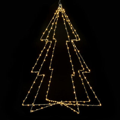Ophelia & Co.  Warm White Twinkle LED Tree Steel Wire Silhouette Light.
