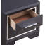 Table de chevet Liverpool, noir
