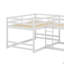 L Shaped Bunk Bed In Full Twin Sizes With Slide And Compact Access Ladder-382395348