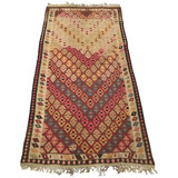 Ghelim Wool Pink/Ivory Rug