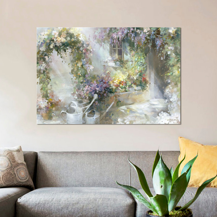 « matinée aube », reproduction sur toile, H 8 po x l 12 po x P 0,75 po, Pas de tapis, Toile tendue