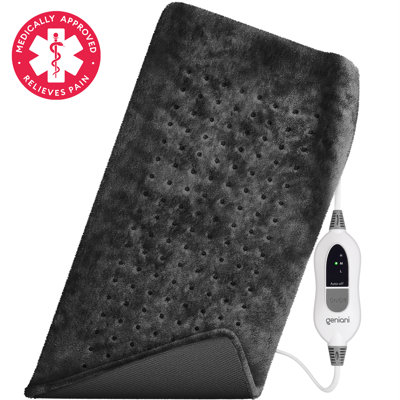 Coussin chauffant pour soulager les maux de dos et les crampes Geniani XL, arrêt automatique, lavable à la machine