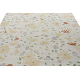 Distressed Homage Hand Knotted Wool Floral Area Rug