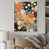 White Floater Framed