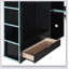 Wood Loft Bed With Desk,Wardrobe,Ample Storage Space,And RGB Light-1772189601