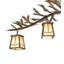 Lustre à plusieurs niveaux 12 lumières unique Gabaldon