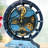 Desk wooden Clock Round 10 inches with Real Moving Gears (Transformable into a Wall Clock - detachable base) Canada Collection-1049897950