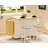 Kitchen Island With Storage, Rolling Kitchen Island On Wheel With Drop Leaf, Foldable Trash Bag-1649450937