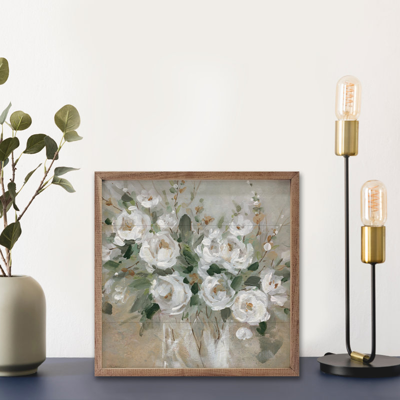 White Rose Party par Carol Robinson, H 4 po x l 4 po